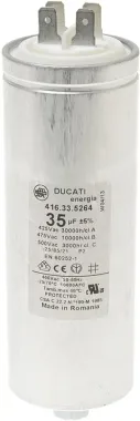 CAPACITOR MOTOR 4µF, 62052003