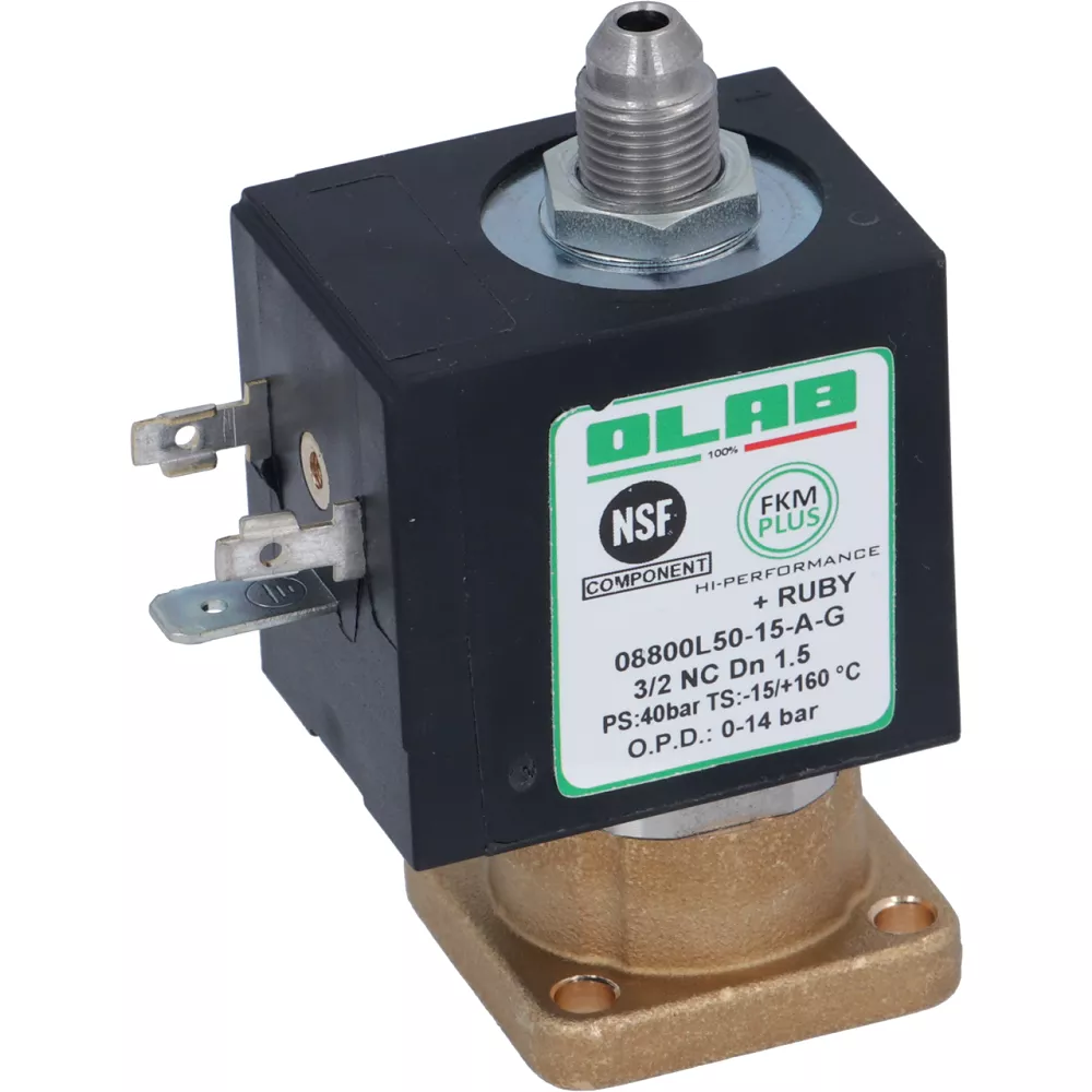 SOLENOID VALVE OLAB 3-WAY 220/230V, 08800L50-15-A-G