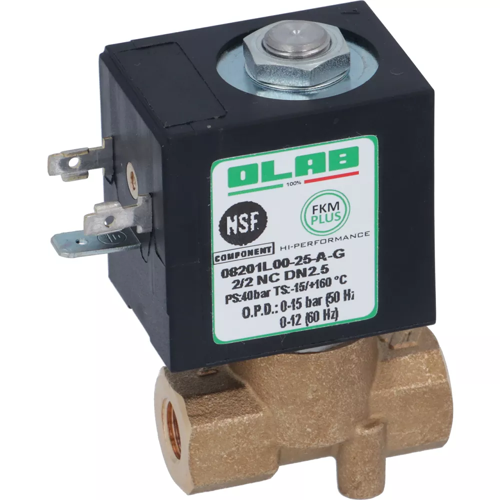 SOLENOID VALVE OLAB 2-WAY ø 1/8