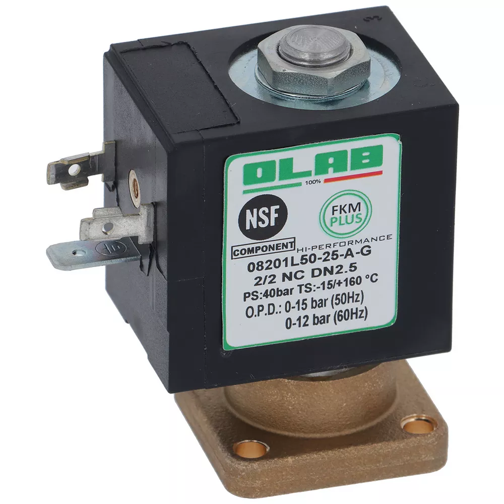 SOLENOID VALVE OLAB 2-WAY 220/230V, 08201L50-25-A-G