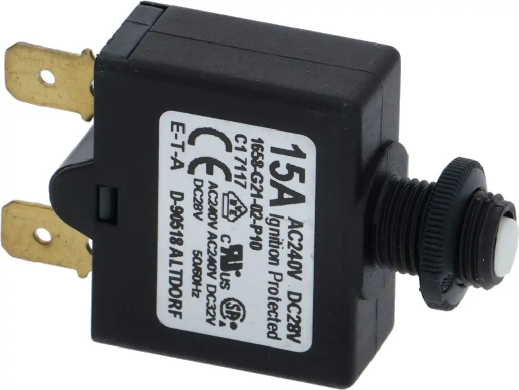 CIRCUIT BREAKER 15A ROBOT COUPE118442S, 118442